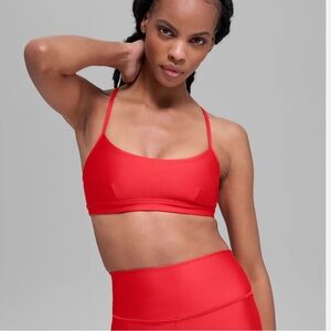 NWOT ALO Airlift Intrigue Bra in Red Hot Summer Size Large